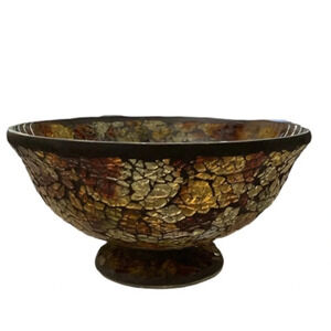 Z Gallerie Mosaic Pedestal Bowl